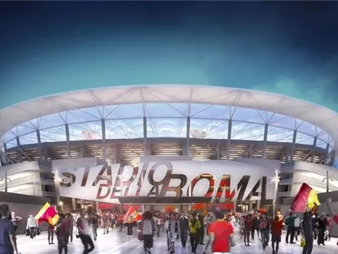 Chùm ảnh: Phát họa sân vận động mới của AS Roma