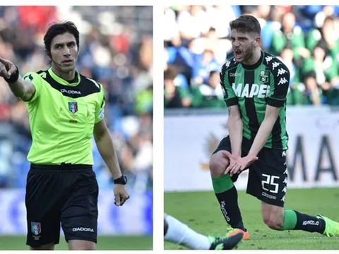 Chùm ảnh: Sassuolo phẫn nộ khi trọng tài đứng về phía Milan