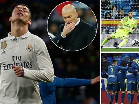 Chùm ảnh: Trận thua thứ 2 liên tiếp của Real Madrid