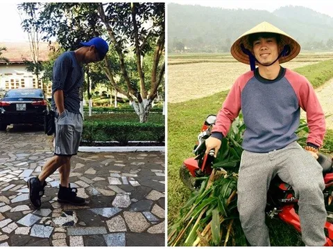 Công Phượng ăn tết: Vừa chất, vừa... bẻ ngô