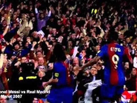 Cú hat-trick đầu tiên của Messi tại Barcelona (vs Real Madrid)