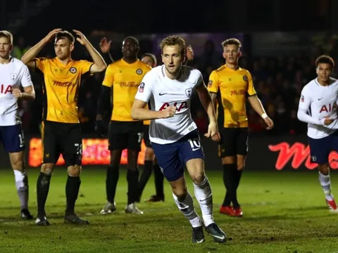 Harry Kane lập công, Tottenham suýt bị đội hạng Tư hạ nhục