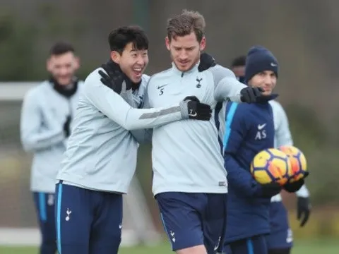Dàn sao Tottenham "tình thương mến thương" trước đại chiến với Liverpool