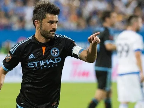 David Villa lập siêu phẩm "cắt kéo" cho New York City