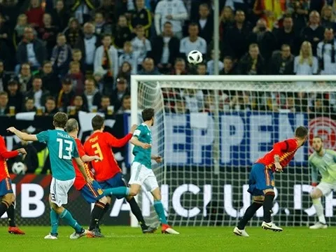 De Gea xuất sắc, Tây Ban Nha vẫn bị cầm hòa bởi siêu phẩm của Muller