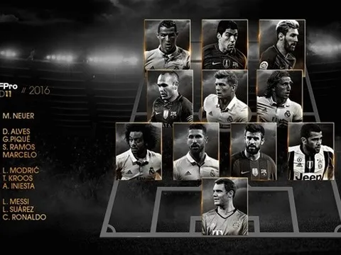 ĐH khủng bị loại khỏi FIFA FIFPro 2016: Tiếc Griezmann, Pogba
