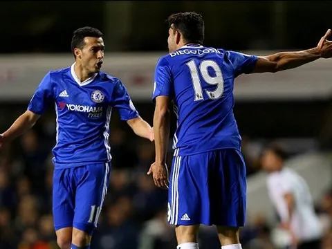 Di chuyển tệ, Costa chửi Pedro ngay trên sân