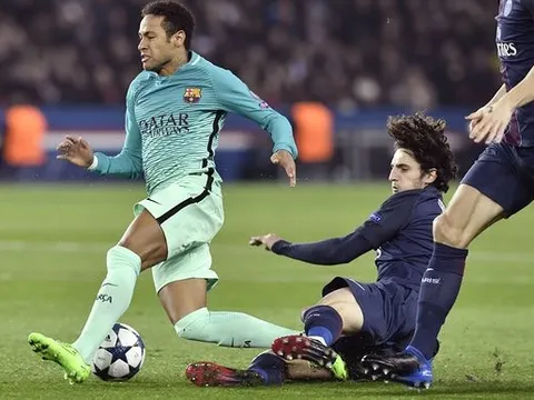 "Địa chấn" trên đất Pháp, PSG vùi dập Barca 4 bàn không gỡ