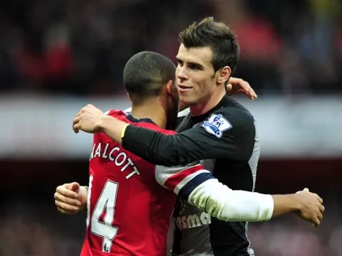 Đọ tài tốc độ Gareth Bale và Theo Walcott