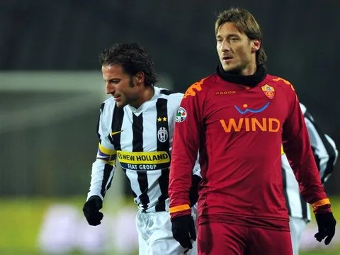 Đọ tài Totti vs Del Piero thời đỉnh cao