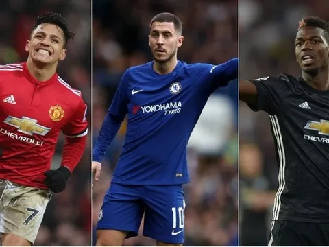 Đội hình kết hợp Man Utd & Chelsea: Không có chỗ cho Pogba!