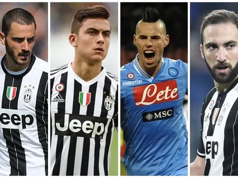 Đội hình kết hợp Napoli & Juventus: Bá chủ Serie A