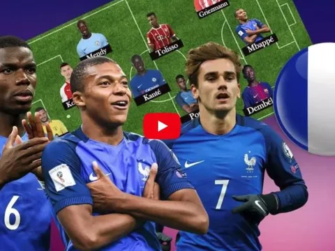 Dự đoán đội hình đội tuyển Pháp tại World Cup 2018