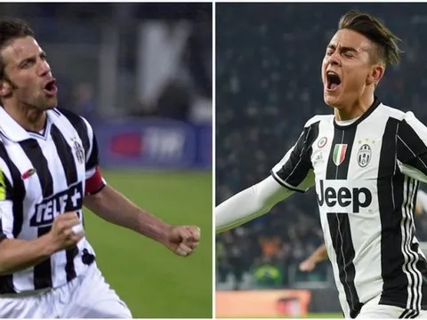 Dybala chẳng có một chút khí chất nào của Del Piero
