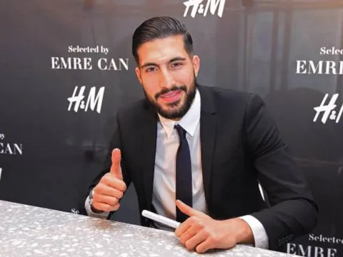 Emre Can lịch lãm ra mắt bộ sưu tập thời trang riêng
