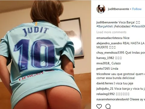 Fan cuồng cởi tất ăn mừng kỳ tích của Messi