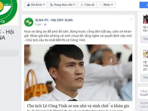 Fan xứ Nghệ "khẩu chiến" vì... Công Vinh