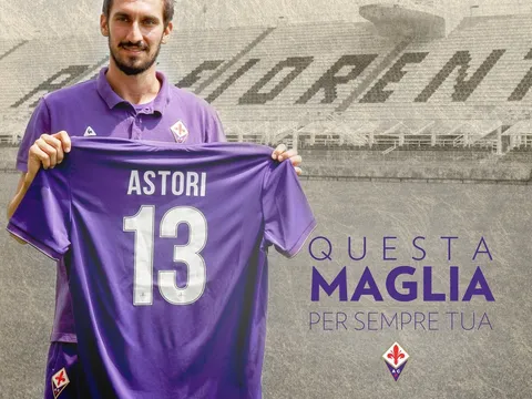 Fiorentina treo vĩnh viễn áo đấu của Davide Astori