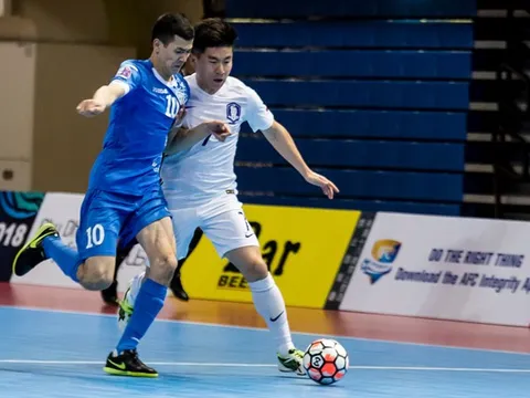Đối thủ Uzbekistan của futsal Việt Nam tại tứ kết mạnh cỡ nào?