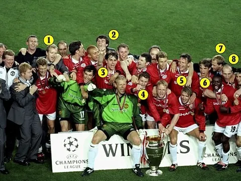 Giggs, Keane và 9 cầu thủ Man Utd ăn 3 mùa 1998/99 theo nghiệp HLV