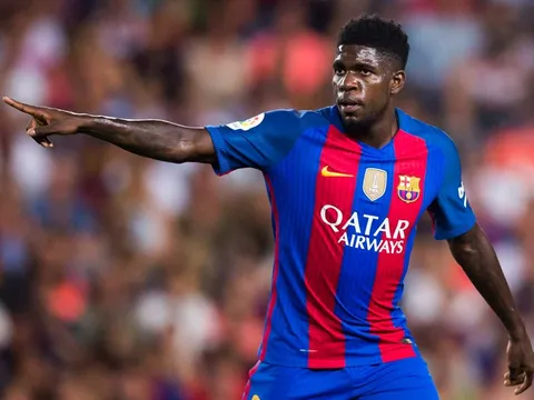 Umtiti tiếp tục 'phũ' với Barca, 'thả thính' Man United