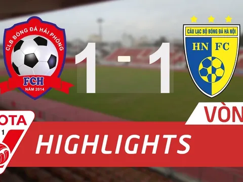 Hải Phòng 1-1 Hà Nội FC (Vòng 6 V-League 2017)