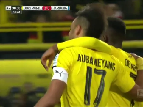 Dortmund 3-0 Hamburger (Vòng 27 - VĐQG Đức)