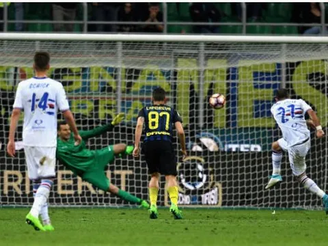 Hàng thủ mơ ngủ, Inter 'trắng tay' trước Sampdoria