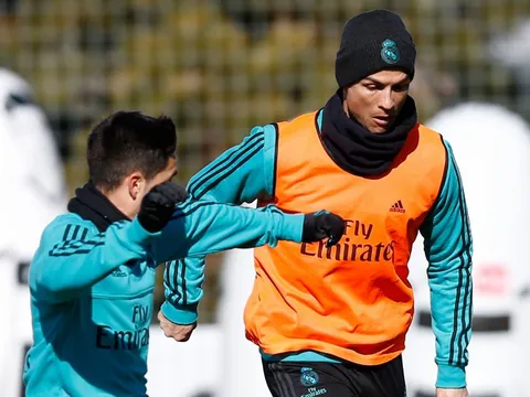 Hậu sinh nhật, Ronaldo vẫn chăm chỉ tập luyện