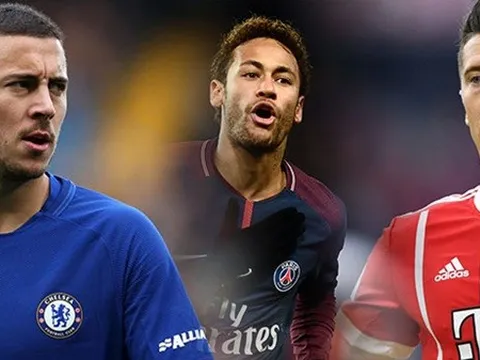 Hazard, Neymar và những ngôi sao hứa hẹn khuynh đảo TTCN mùa hè