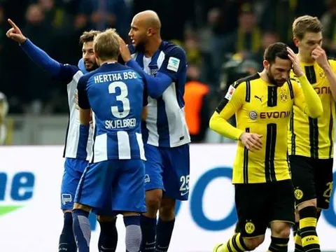 Hertha Berlin 2-1 Dortmund (Vòng 24 Bundesliga)