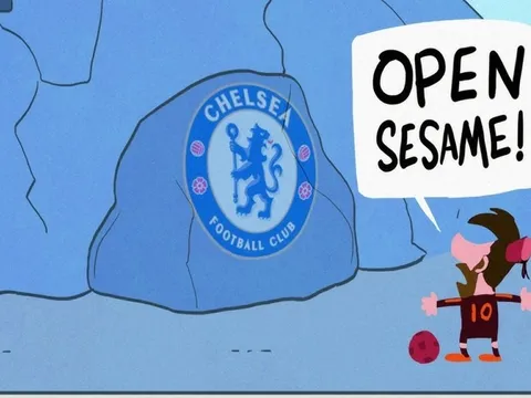 Hí họa Messi tìm ra thần chú mở cửa vào khung thành Chelsea