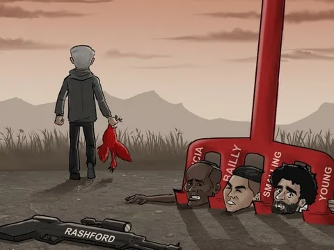 Hí họa Salah, Mane bất lực trước đinh ba phòng ngự của Mourinho