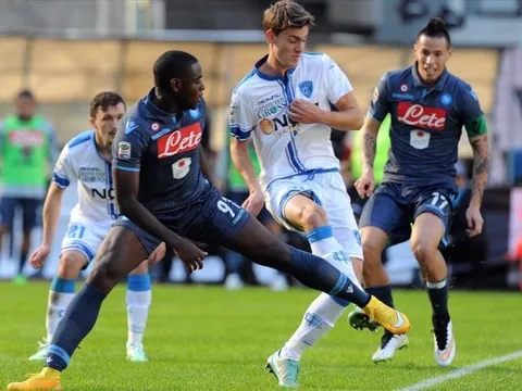 Hiệp 2 mơ ngủ, Napoli suýt trả giá trước Empoli