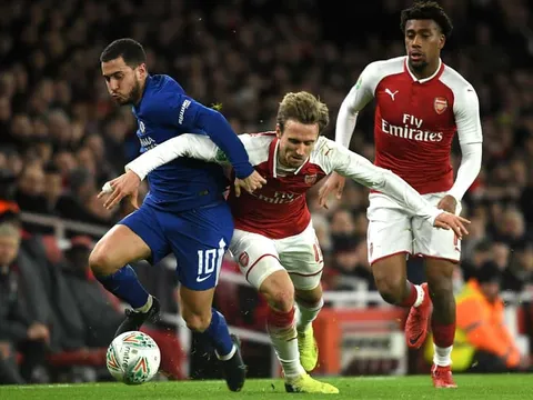 Highlights: Arsenal 2-1 Chelsea (Bán kết League Cup)