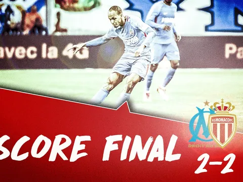 Highlights: Marseille 2-2 Monaco (Vòng 23 giải VĐQG Pháp)