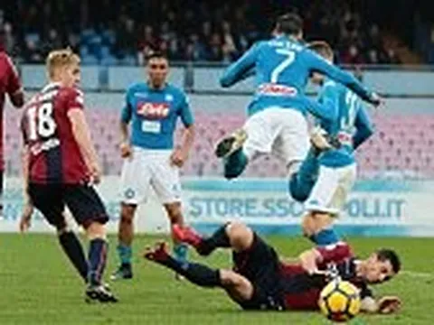 Highlights: Napoli 3-1 Bologna (Vòng 22 Serie A)