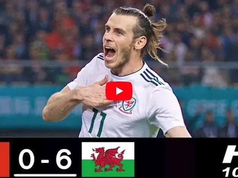 Highlights: Trung Quốc 0-6 xứ Wales (giao hữu)