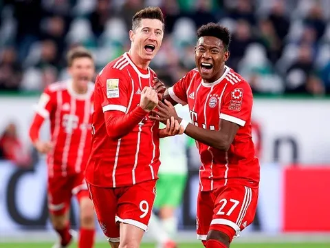 Highlights: Wolfsburg 1-2 Bayern Munich (Vòng 23 Bundesliga)