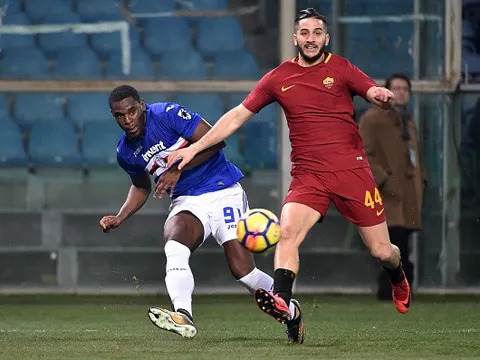 Highlights:Sampdoria 1-1 AS Roma (Đá bù Serie A)