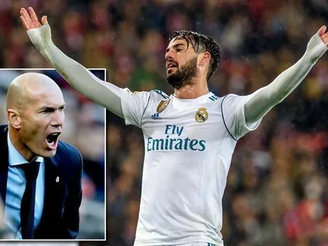 HLV Zidane lên tiếng trước tin đồn "tống khứ" Isco khỏi Real