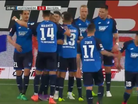 Hoffenheim 1-0 Bayern Munich (Vòng 27 VĐQG Đức)