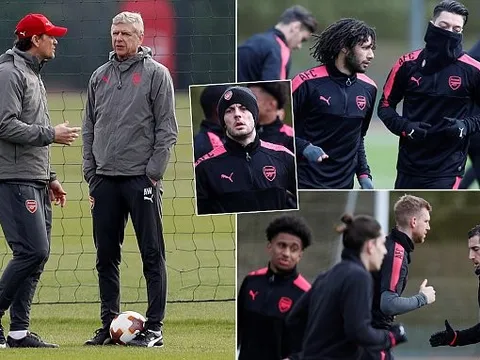 Hối hả tập luyện, Arsenal dồn sức chiến AC Milan