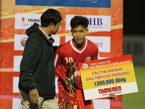 'Gà son' Hữu Thắng 'nổ súng' U19 Viettel giành vé vào bán kết