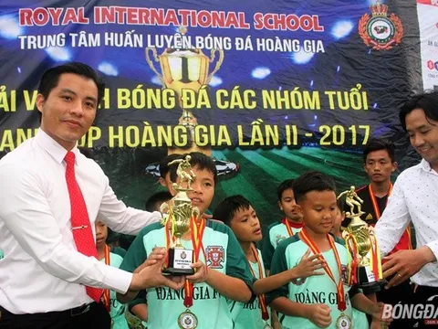 Giải bóng đá Cúp Hoàng Gia 2017: U10 Quận Gò Vấp lên ngôi vô địch