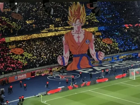 Fan PSG lấy Son Goku hù dọa Marseille