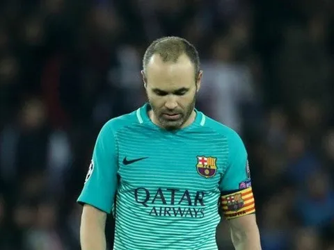 Iniesta ngậm ngùi thừa nhận thua PSG toàn tập