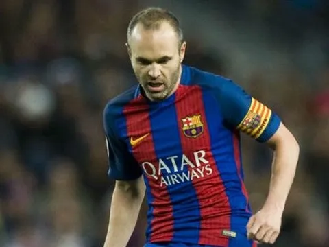 Iniesta và cột mốc mới trong màu áo Barcelona