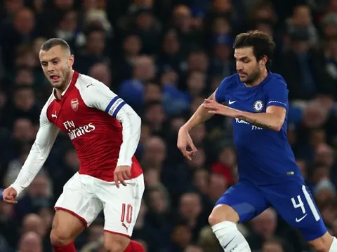 Jack Wilshere chơi tuyệt hay ở trận gặp Chelsea