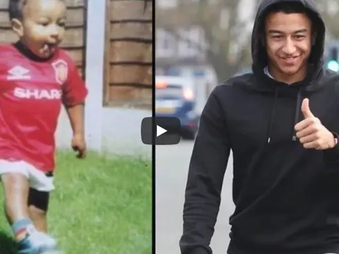 Jesse Lingard thay đổi như thế nào từ 3 đến 25 tuổi?